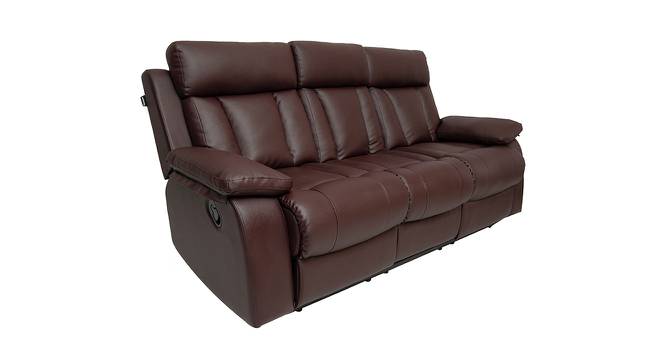 Magna 3-seater Recliner Brown (Brown, Two Seater) by Urban Ladder - Front View Design 1 - 561156