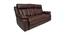 Magna 3-seater Recliner Brown (Brown, Two Seater) by Urban Ladder - Front View Design 1 - 561156