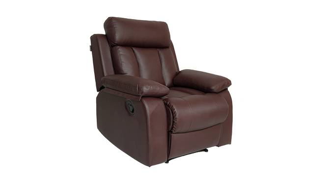 Magna Single seater Recliner Brown (Brown, One Seater) by Urban Ladder - Front View Design 1 - 561158