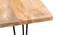 High Tide Handcrafted Dining Table In Mango Wood (Beige, Polished Finish) by Urban Ladder - Design 1 Side View - 561229