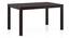Oliver 6 Seater Solid Wood Dining Table (Mahogany Finish) by Urban Ladder - Cross View Design 1 - 561771