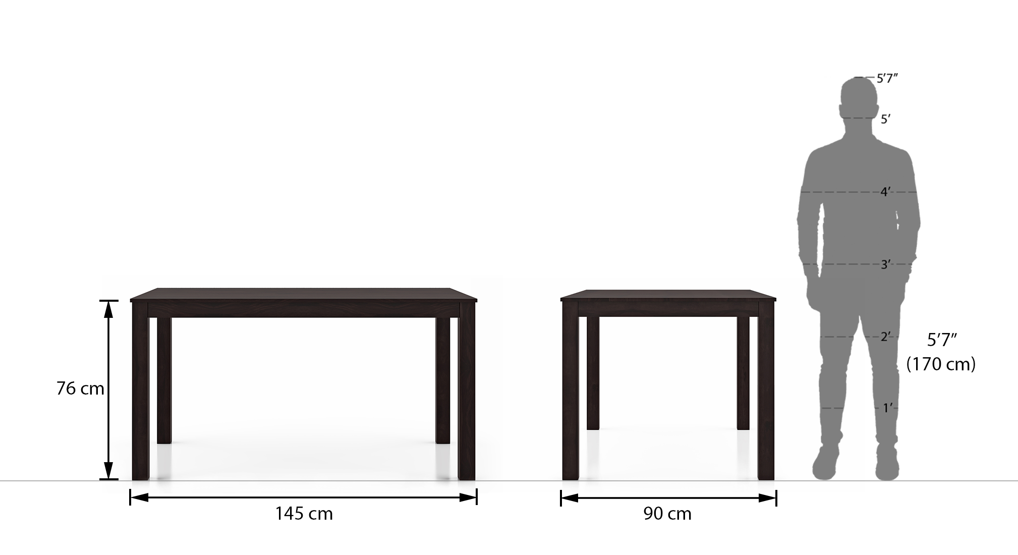 Oliver 6 seater dining table mahogany 9