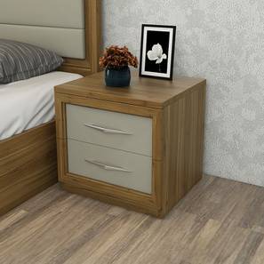 Bedside Tables Design Evana Engineered Wood Bedside Table in Cashmere