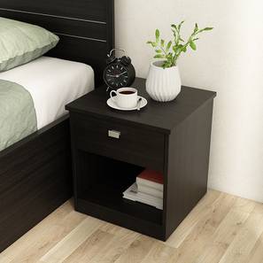 Modern Bedside Table Design Value Engineered Wood Bedside Table in Wenge Finish