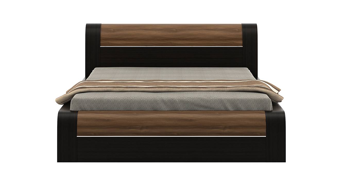 Amazon Engineered Wood King Size Hydraulic Storage Bed in Wenge Finish