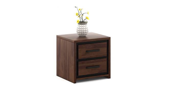 Boston Bedside Table (sheesham wood Finish) by Urban Ladder - Front View Design 1 - 562202