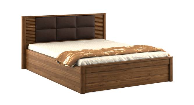 Modena Queen Size Hydraulic Storage Bed (Teak Finish, Queen Bed Size) by Urban Ladder - Design 1 Full View - 562289