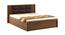Modena King Size Hydraulic Storage Bed (Teak Finish, King Bed Size) by Urban Ladder - Design 1 Full View - 562290