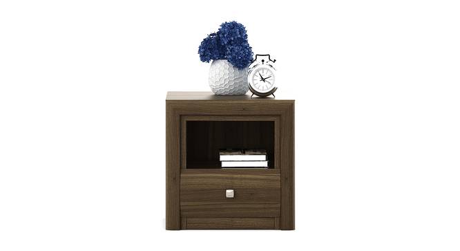 Proton Bedside Table (Walnut Finish) by Urban Ladder - Design 1 Full View - 562291