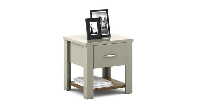 Marvella Bedside Table (Cashmere Finish) by Urban Ladder - Front View Design 1 - 562307