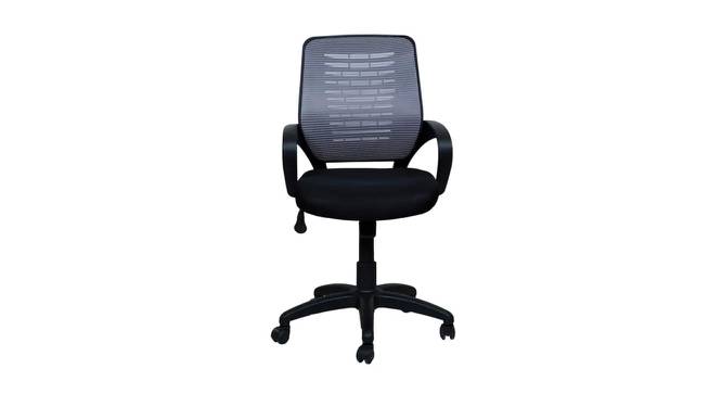 Fenton Ergonomic chair (Black & Blue) by Urban Ladder - Cross View Design 1 - 562402