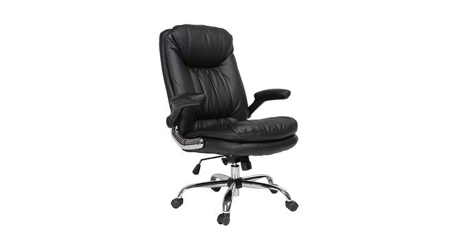 Ziva Ergonomic chair (Black) by Urban Ladder - Front View Design 1 - 562408