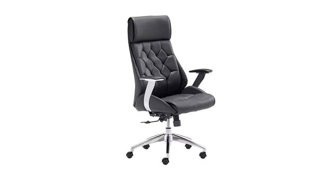 Sheena Ergonomic chair (Black) by Urban Ladder - Front View Design 1 - 562409