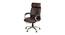 Nika Ergonomic chair (Dark Brown) by Urban Ladder - Front View Design 1 - 562415