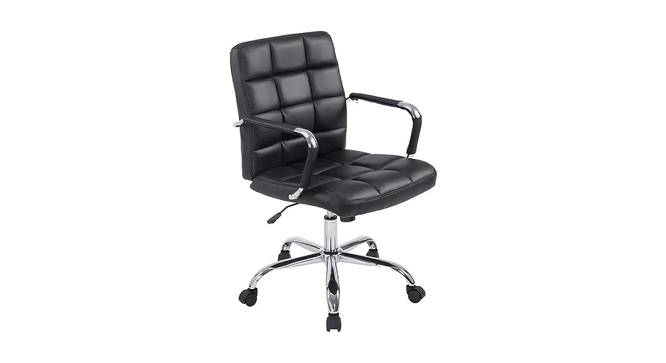 Linley Ergonomic chair (Black) by Urban Ladder - Front View Design 1 - 562417