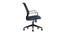 Lisette Ergonomic chair (Black & Blue) by Urban Ladder - Design 1 Side View - 562434
