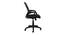 Fenton Ergonomic chair (Black & Blue) by Urban Ladder - Design 1 Side View - 562435