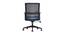Lisette Ergonomic chair (Black & Blue) by Urban Ladder - Design 2 Side View - 562450