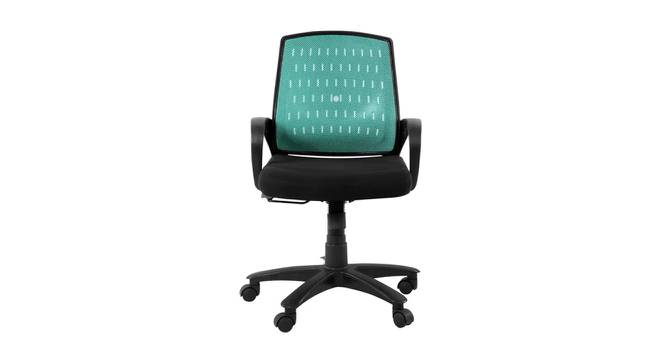 Pavel Ergonomic chair (Black & Green) by Urban Ladder - Cross View Design 1 - 562503