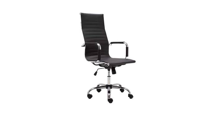 Asha Ergonomic chair (Black) by Urban Ladder - Front View Design 1 - 562508