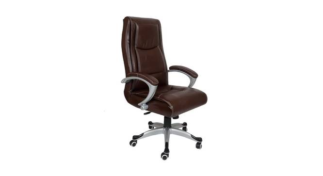 Rhiannon Ergonomic chair (Brown) by Urban Ladder - Front View Design 1 - 562509