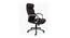 Cordell Ergonomic chair (Dark Brown) by Urban Ladder - Front View Design 1 - 562517