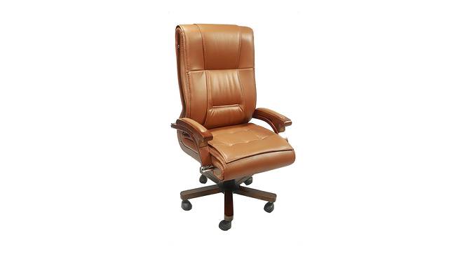 Sirena Ergonomic chair (Tan) by Urban Ladder - Front View Design 1 - 562518