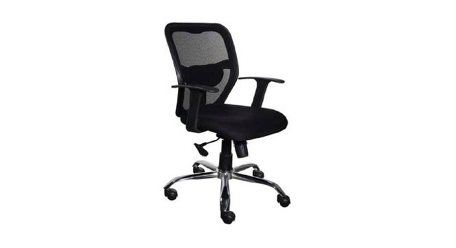 Melisenda Ergonomic chair (Black) by Urban Ladder - Front View Design 1 - 562521