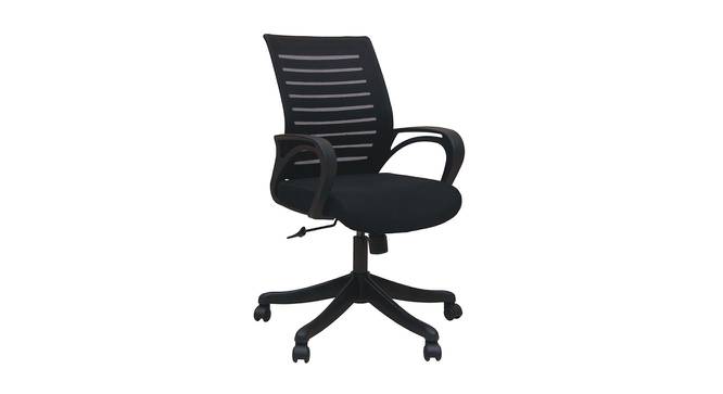 Alzena Ergonomic chair (Black) by Urban Ladder - Cross View Design 1 - 562588
