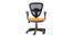 Jacy Ergonomic chair (Black & Orange) by Urban Ladder - Cross View Design 1 - 562592