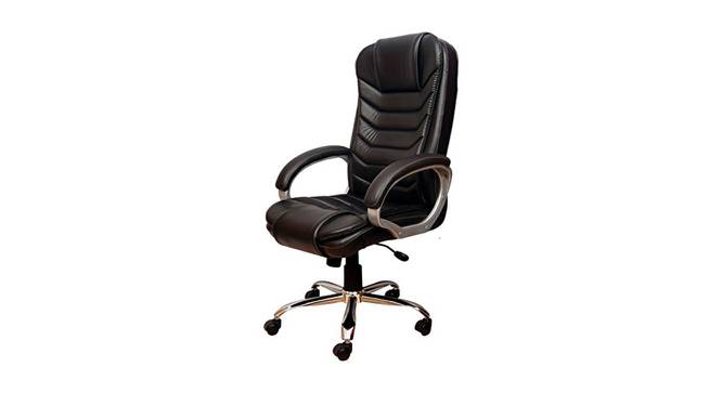 Eleora Ergonomic chair (Black) by Urban Ladder - Front View Design 1 - 562604