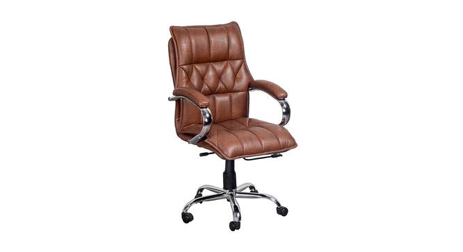Upton Ergonomic chair (Brown) by Urban Ladder - Front View Design 1 - 562607
