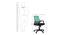Pavel Ergonomic chair (Black & Green) by Urban Ladder - Design 1 Dimension - 562608