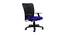 Thane Ergonomic chair (Black & Blue) by Urban Ladder - Front View Design 1 - 562615