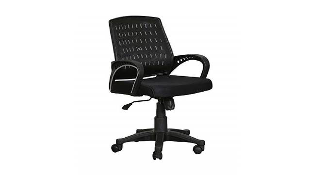 Aurilia Ergonomic chair (Black) by Urban Ladder - Front View Design 1 - 562620