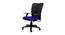 Thane Ergonomic chair (Black & Blue) by Urban Ladder - Design 1 Side View - 562631
