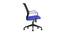 Bedelia Ergonomic chair (Black & Blue) by Urban Ladder - Design 1 Side View - 562634