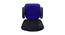 Thane Ergonomic chair (Black & Blue) by Urban Ladder - Design 2 Side View - 562644