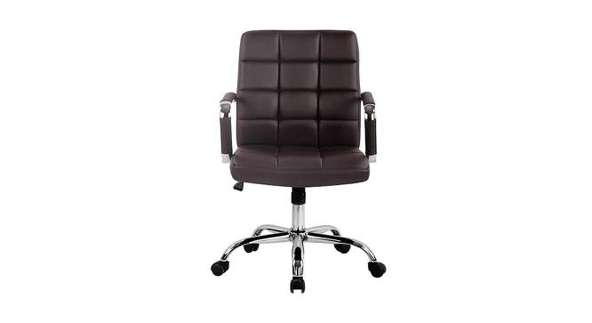 Pilar Ergonomic chair (Dark Brown) by Urban Ladder - Cross View Design 1 - 562694