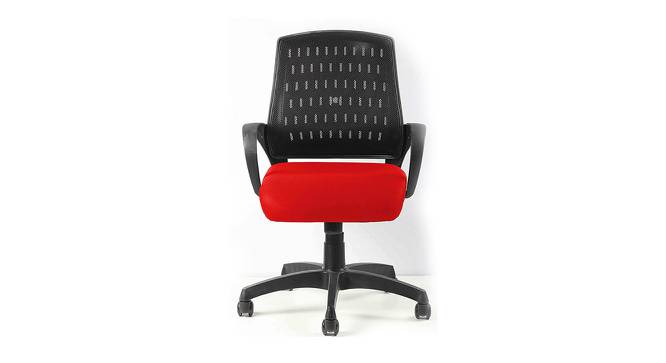 Lazar Ergonomic chair (Black & Red) by Urban Ladder - Cross View Design 1 - 562697