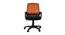Pereg Ergonomic chair (Black & Orange) by Urban Ladder - Cross View Design 1 - 562700