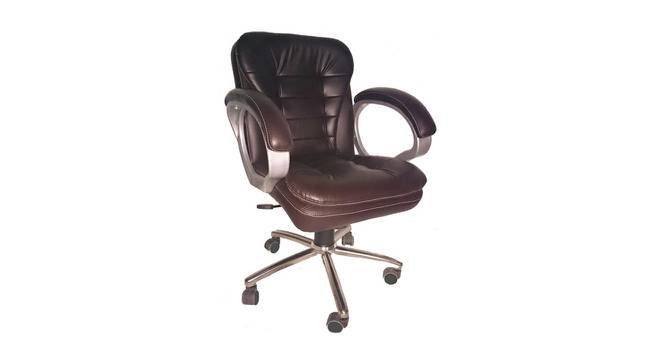 Kiernan Ergonomic chair (Brown) by Urban Ladder - Front View Design 1 - 562708