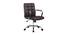 Pilar Ergonomic chair (Dark Brown) by Urban Ladder - Front View Design 1 - 562710