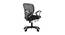 Augustina Ergonomic chair (Black) by Urban Ladder - Front View Design 1 - 562714