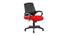 Lazar Ergonomic chair (Black & Red) by Urban Ladder - Front View Design 1 - 562716