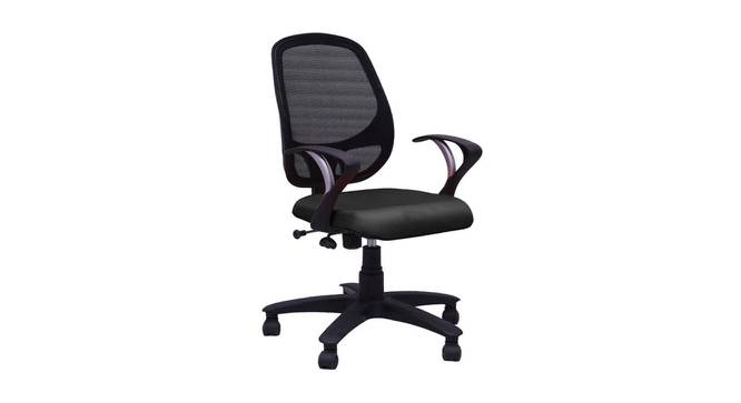 Sela Ergonomic chair (Black) by Urban Ladder - Front View Design 1 - 562720