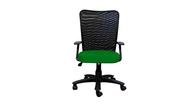 Bellanca Ergonomic chair (Black & Green) by Urban Ladder - Cross View Design 1 - 562733