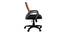 Pereg Ergonomic chair (Black & Orange) by Urban Ladder - Design 1 Side View - 562748