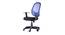 Dianthe Ergonomic chair (Blue) by Urban Ladder - Design 1 Side View - 562750