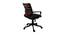 Zarek Ergonomic chair (Red & Black) by Urban Ladder - Design 1 Side View - 562752